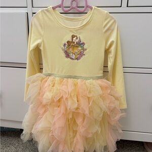 Disney Princess Belle Yellow and Pink Dress